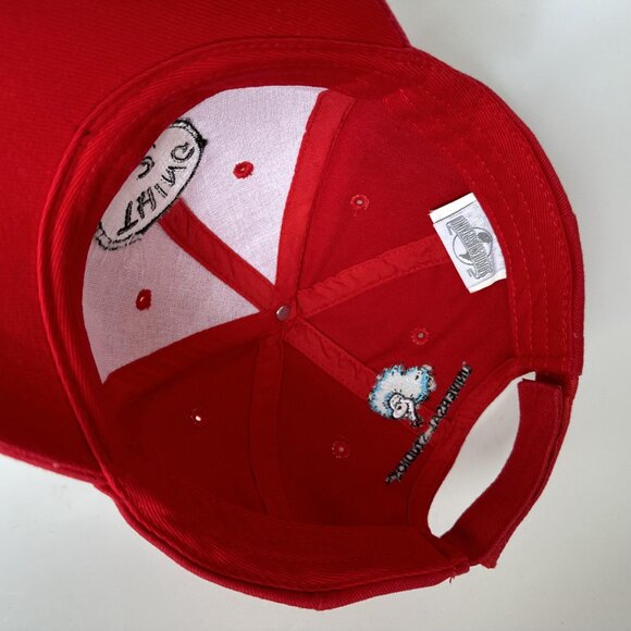 Thing 2 Baseball Hat Universal Studios Adjustable Strap Back 100% Cotton Cap Red - Picture 8 of 12